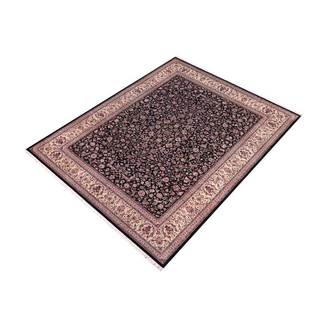 Designed with mesmerizing intricacy and gorgeous color palette, this hand-knotted masterpiece demonstrates the beauty and...