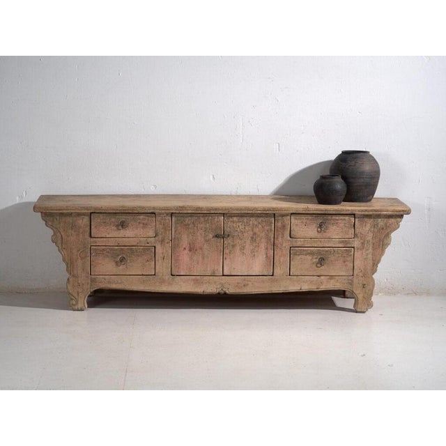 Vintage Pine Low Sideboard, 1920 For Sale - Image 11 of 13