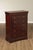 Traditional Stickley Marseilles Louis Philippe Style Cherry Tall Chest For Sale - Image 3 of 18