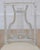 19th Century Pair of Antique French Neoclassical Painted Chairs in Antique Linen For Sale - Image 5 of 13