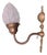 Vintage French Floreal Wall Lamp, 1920 For Sale