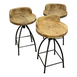 Arteriors Henson Counter Stools, Set of Three For Sale