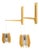 Adjustable Swing Arm Wall Lamps from Dřevo Humpolec, 1960s, Set of 2 For Sale