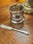 Silver Vintage Sheffield Silver Co. Art Deco Silver Plate Condiment Holder or Jar Sleeve For Sale - Image 8 of 8