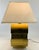 Modern 1980s Modern Sculpted Form Brass Table Lamp by Chapman Manufacturing For Sale - Image 3 of 6