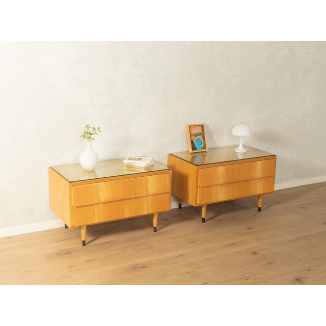 Bedside Tables from Oldenburg Furniture Workshops, 1950s, Set of 2 For Sale - Image 9 of 9