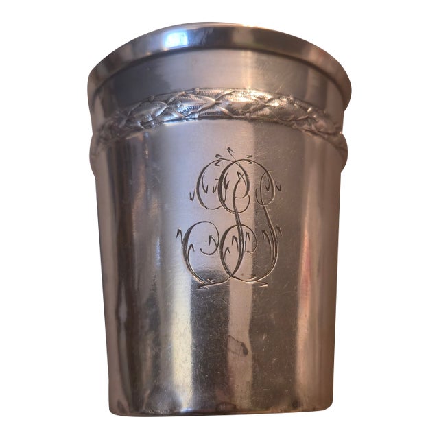 Louis Vuillermet French 950 Silver Mint Julep Cup For Sale