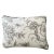 Traditional Autumn Promenade Brunschwig Charcoal Document Print Decorative Pillow With Down/Feather Insert For Sale - Image 3 of 4