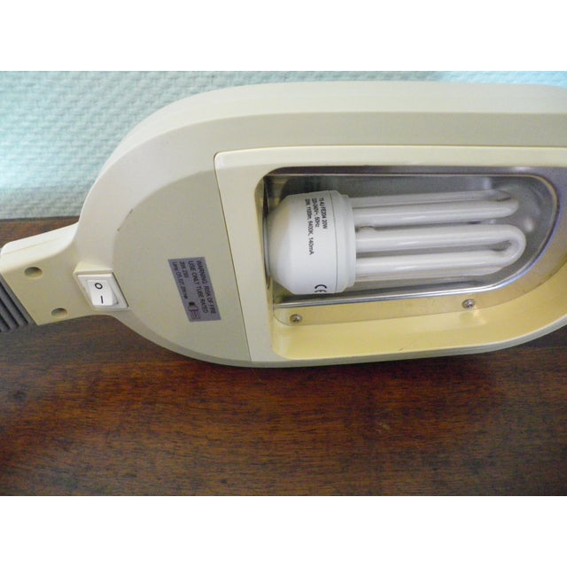 Cream Tiltable Desk Lamp, 1990s For Sale - Image 8 of 10
