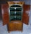 English Mahogany Corner Cabinet For Sale - Image 3 of 10
