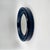 Vintage Blue Plastic Wall Mirror with Round Frame, 1970s For Sale - Image 3 of 11