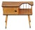 Mid-Century Modern Asymmetrical German Console Table in Birch and Elm, 1960s For Sale