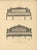 French Very Rare-1878- Set of 5 French Antique Interior Furniture Design Lithographs-Setees, Documentation For Sale - Image 3 of 7