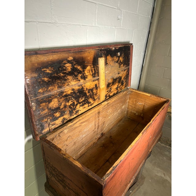 19th Century Primitive Blanket Chest For Sale - Image 9 of 9