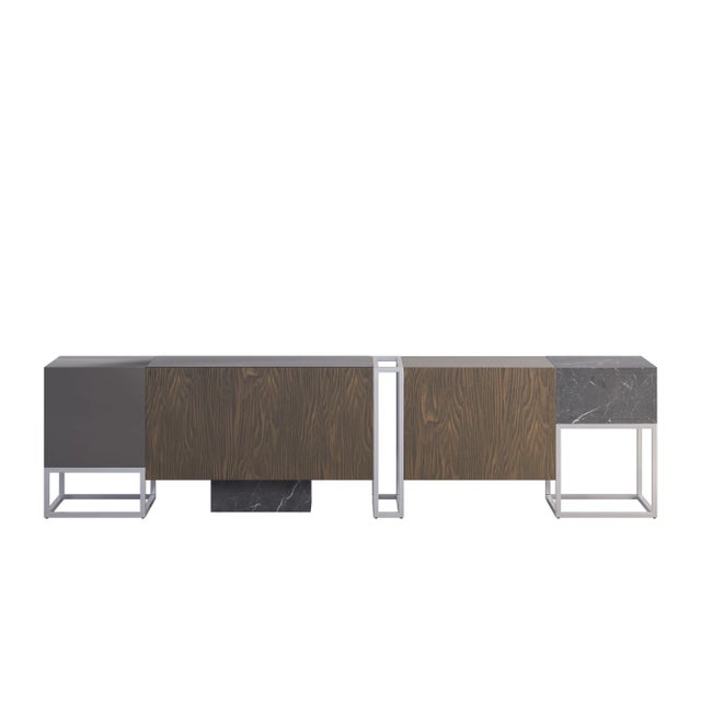 Metal Detroit Tv Unit by Porus Studio For Sale - Image 7 of 9