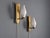 Mid-Century Modern 1960s Kurant, Norwegian Modern, Wall Lights, Brass, Opaline Glass For Sale - Image 3 of 12