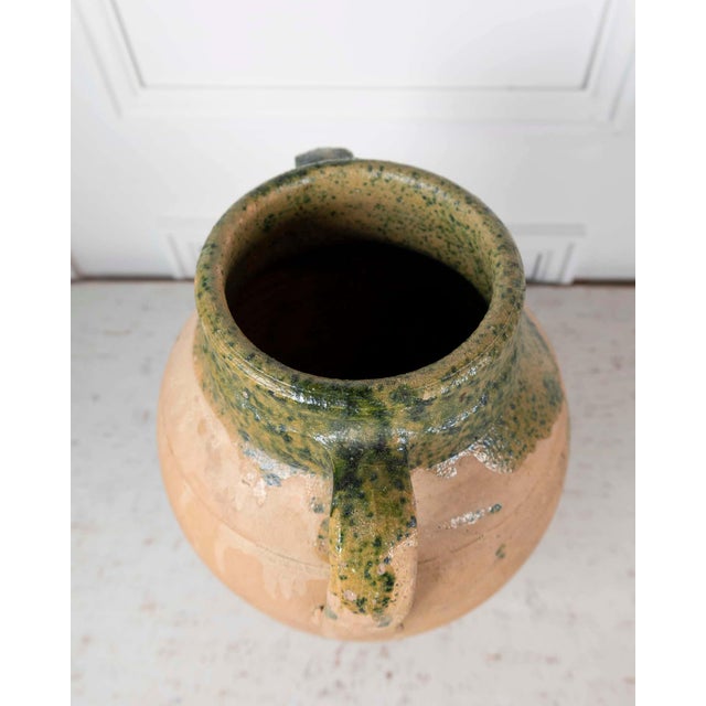 Turkish 20th Century Green-Glaze Water Pot For Sale - Image 9 of 10