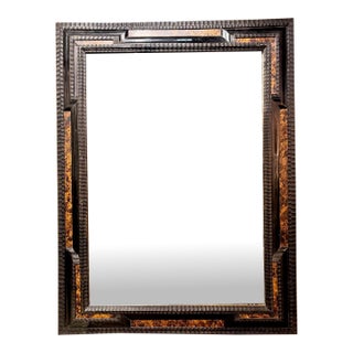 19th C. Portuguese Carved Ebony Mirrors For Sale