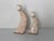 Beige 1980’s Postmodern Maitland Smith–Style Tessellated Stone & Brass Inlaid Sculptural Candle Holders – A Pair For Sale - Image 8 of 11