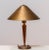 Brass and Elm Table Lamp in the style of Harald Elof Notini for Böhlmarks, 1940s For Sale - Image 11 of 11