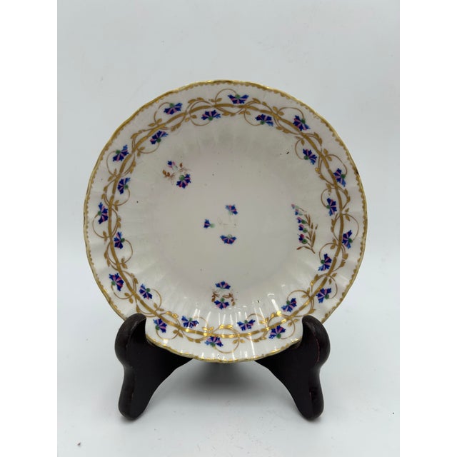Late 18th Century Purce Coffee Cup and Saucer from Crown Derby for Puce, 1790 For Sale - Image 5 of 9