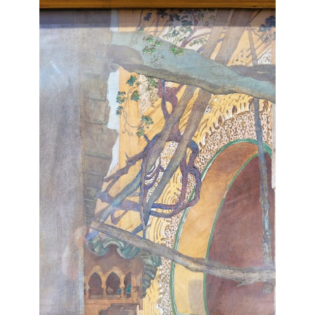 Lively Alley, Late 19th-Early 20th Century, Watercolor, Framed For Sale - Image 7 of 15