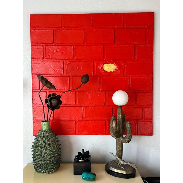 2010s “WALL” Abstract Sculpture Painting by Maria Savino For Sale - Image 5 of 12