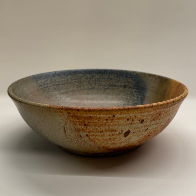 Mid-Century Modern Signed Mid-Century Glazed Stoneware Bowl – Don Walton Studio Pottery For Sale - Image 3 of 12