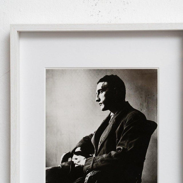 Black Man Ray, Portrait of Marcel Duchamp, 1916 / 1991, Black and White Photograph For Sale - Image 8 of 9