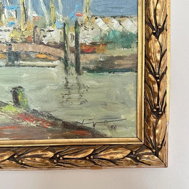 Landscape, 1990, Oil Painting, Framed For Sale - Image 4 of 10