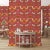 English Strawberry Thief Wallpaper - Crimson-Red - Sample For Sale - Image 3 of 3