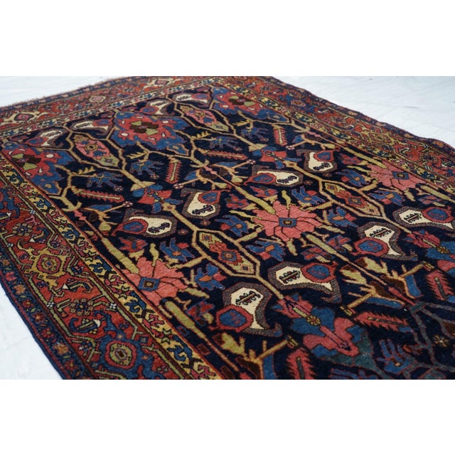 Antique Bidjar Rug 4'1'' X 6'11'' For Sale In New York - Image 6 of 10