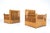 Wood Armchairs from the Mobili Nella Valle Series attributed to Mario Ceroli, 1970s, Set of 2 For Sale - Image 7 of 14