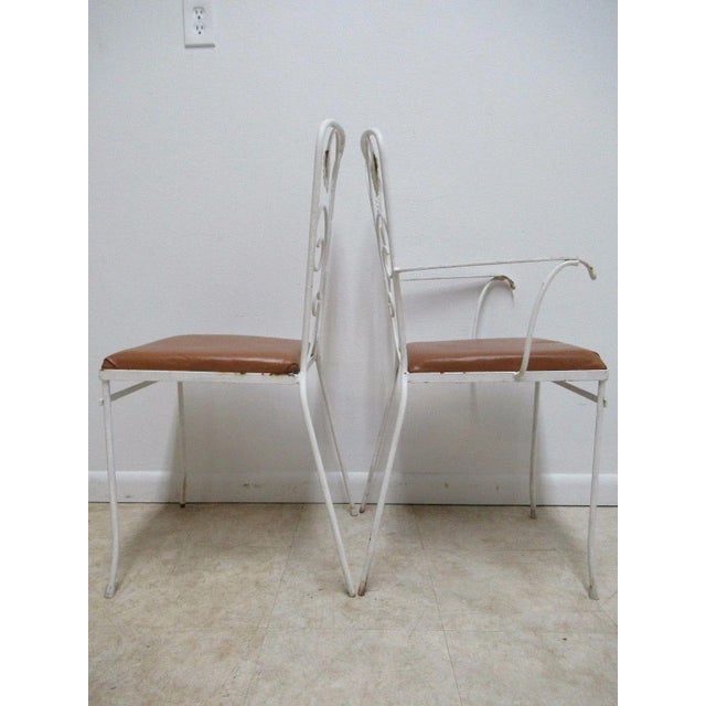 Vintage Mid Century Outdoor Patio Porch Dining Room Chairs - Set of 4 For Sale - Image 9 of 10
