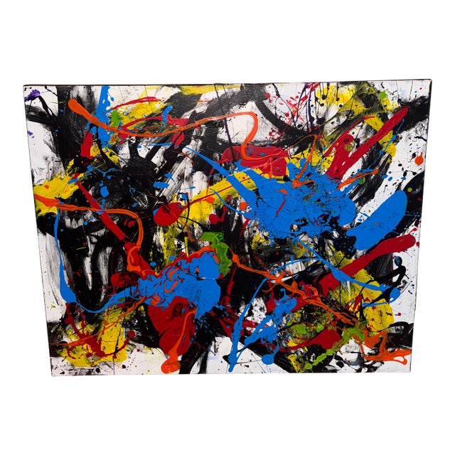 Mark Freeman Abstract Expressionist Painting - "You Had Me From the Start" For Sale