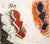 A contemporary acrylic painting on paper "Untitled (82-P9)" by Detroit Cass Corridor artist, William Antonow. Hand signed...