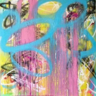 Mirtha Moreno Oil on Panel Titled: Semidelicous 2018 For Sale