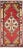 Tribal Medallion Vintage Turkish Oushak Rug in Red, Brown, Gray, Yellow For Sale