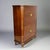 A De Coene Frères Art Deco period bar cabinet from Brussels, Belgium circa 1930. Walnut and walnut burl with original...