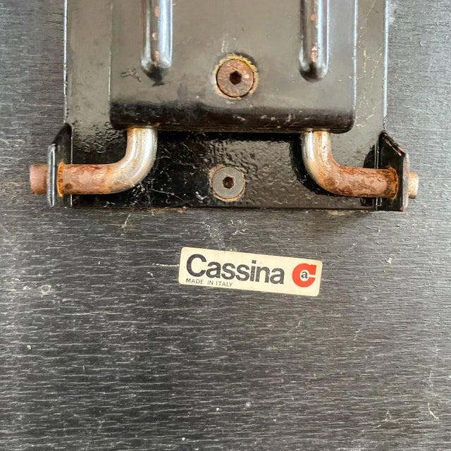 Black Corduroy 3-Seater Soriana Sofa by Afra & Tobia Scarpa for Cassina, 1972 For Sale - Image 11 of 13