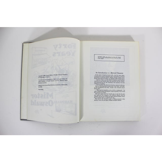 1968 Forty Years With Mister Oswald by Russell Johnson the National Hardware Association 1st Printing Hardcover For Sale - Image 6 of 9
