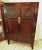 Antique 19th Century Chinese Figural Carved Wood Cabinet or Armoire For Sale - Image 11 of 12