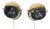 Mid 20th Century Mid Century Brass Ball Pin Up Sconces Wall Light Spotlight Light Table Lamps - Pair For Sale