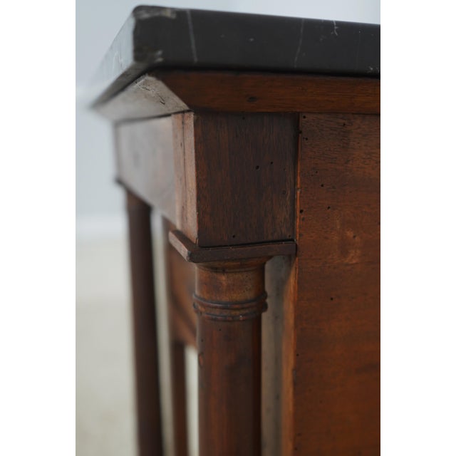 Antique 18th Century French Empire Marble Top Stand For Sale - Image 9 of 17