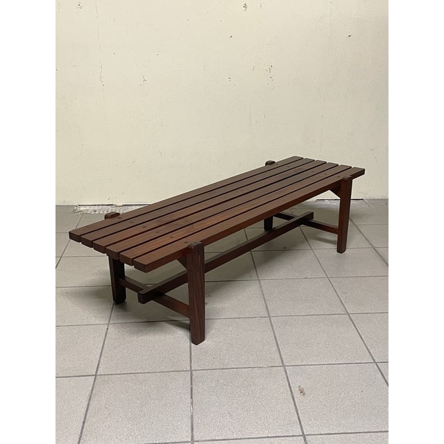 Wood Vintage Danish Teak Bench, 1960s For Sale - Image 7 of 18