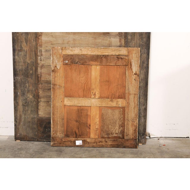 18th Century French Mirror With Blue and Gold Accents For Sale - Image 10 of 11