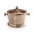 Modern Serrano 3-Bottle Metal Wine Holder, Gold For Sale - Image 3 of 3