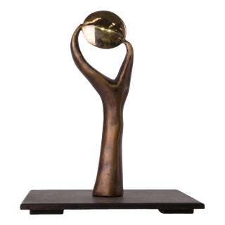 Eye of Perception Bronze Sculpture by Splady Art Studios For Sale