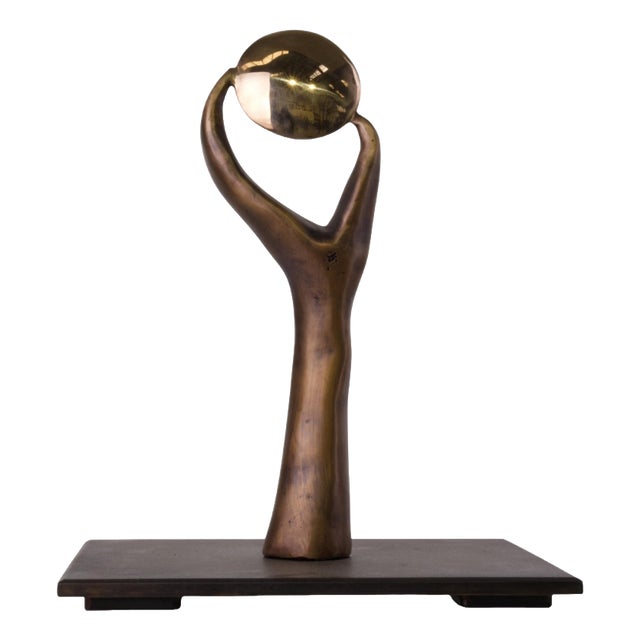 Eye of Perception Bronze Sculpture by Splady Art Studios For Sale