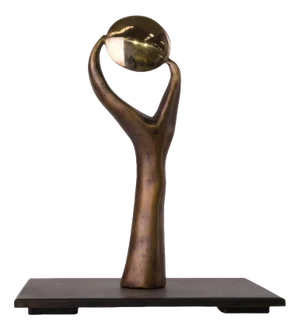 Eye of Perception Bronze Sculpture by Splady Art Studios